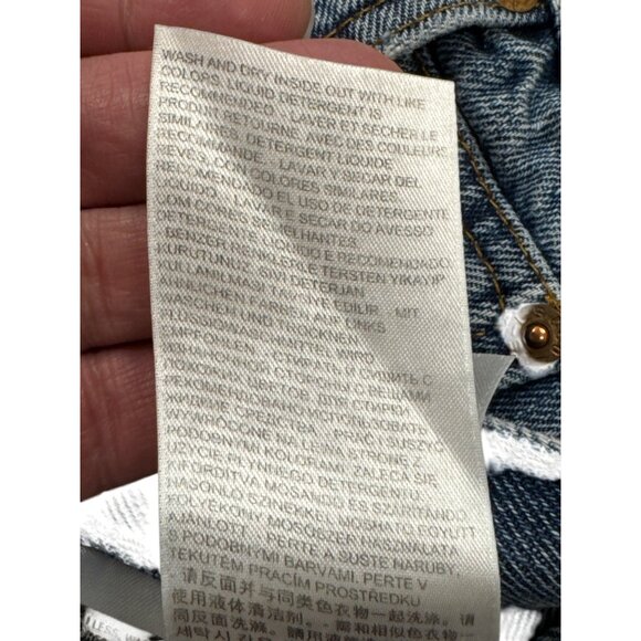 Levis 560 Mens blue Vintage Straight Leg Jeans size 42wx32L SKU 8237 - Picture 7 of 14